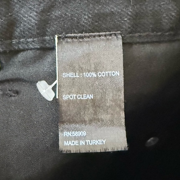 GIANNI BINI Ivy Rhinestone Sparkle Chic Black High Waisted Straight Leg Jeans - Picture 8 of 9